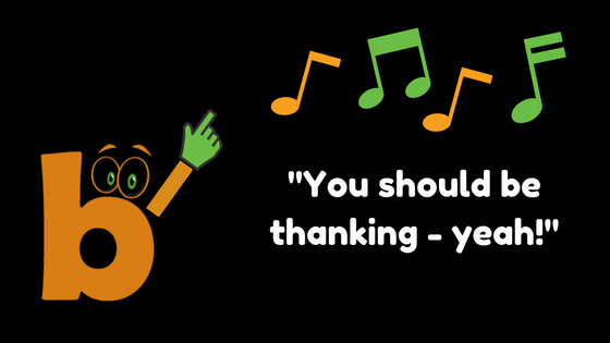 Thanking while dancing!